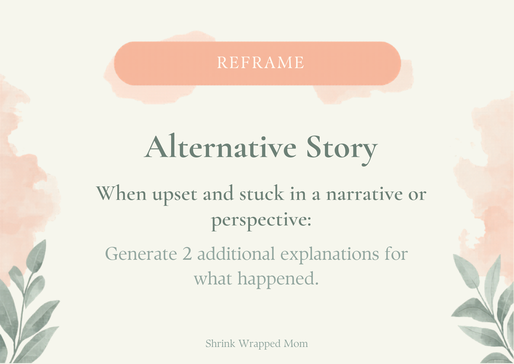 CBT anxiety flashcard preview from the 30-card deck included in the Anxiety Toolkit bundle