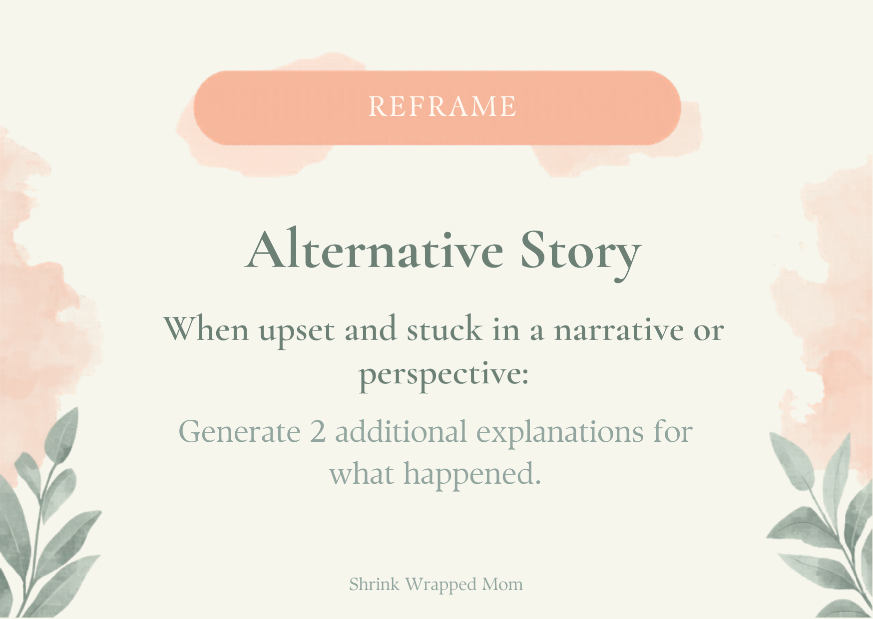 CBT anxiety flashcard preview from the 30-card deck included in the Anxiety Toolkit bundle