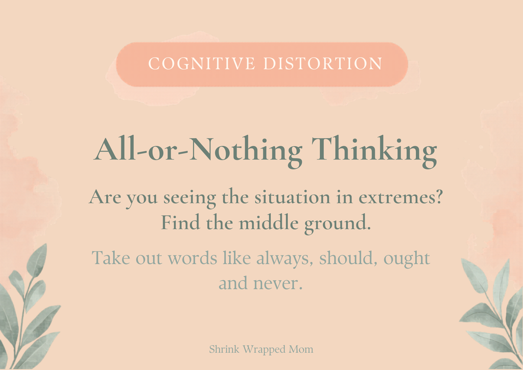 Reality Check Worksheet page showing step-by-step anxiety thought challenge process