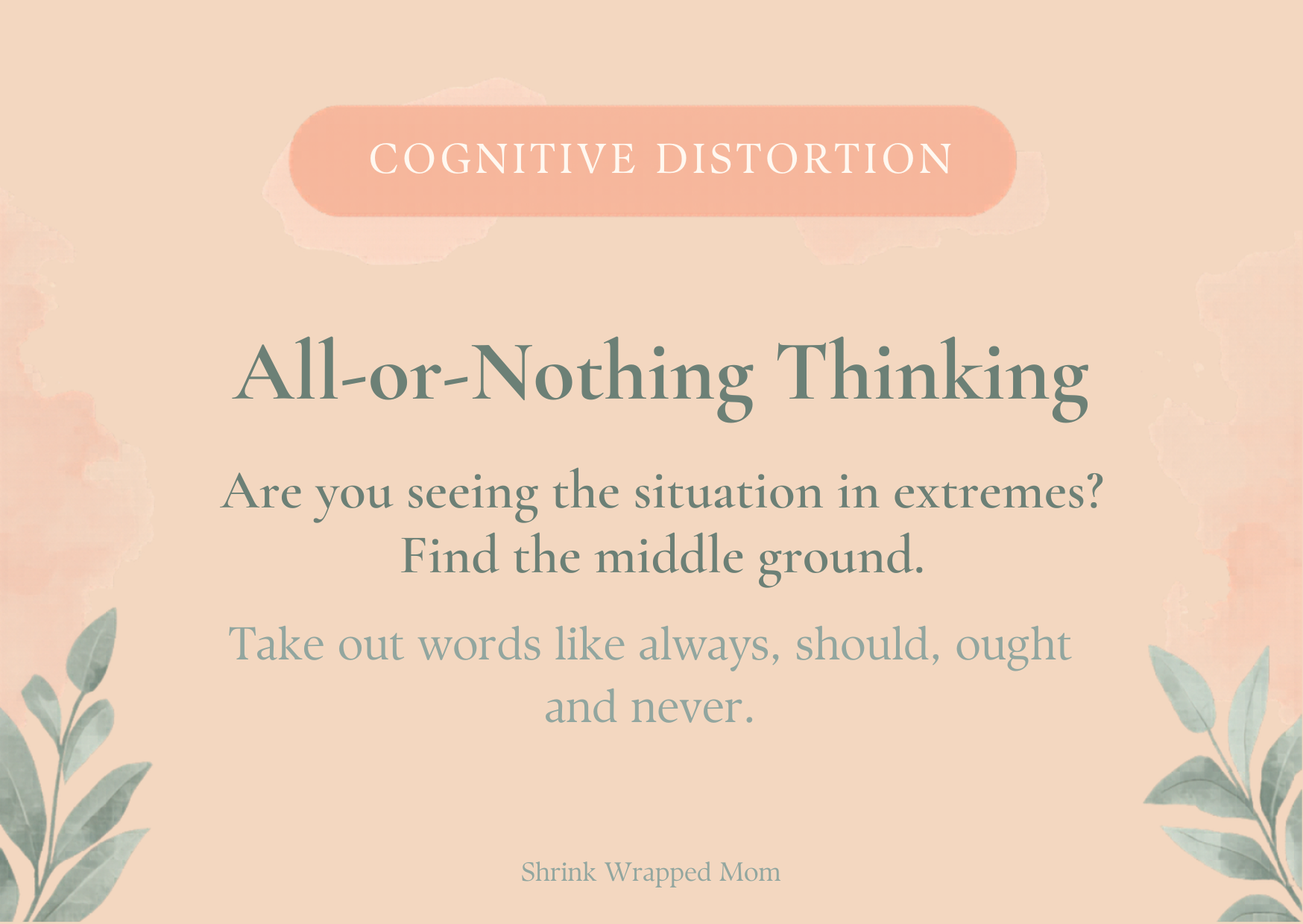 Reality Check Worksheet page showing step-by-step anxiety thought challenge process