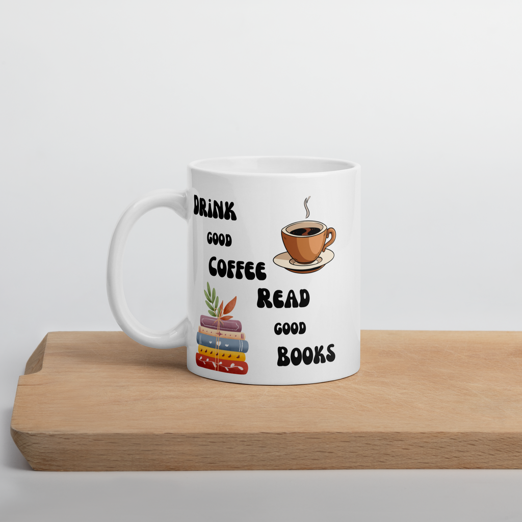 Good Coffee Good Books — 11oz Mug