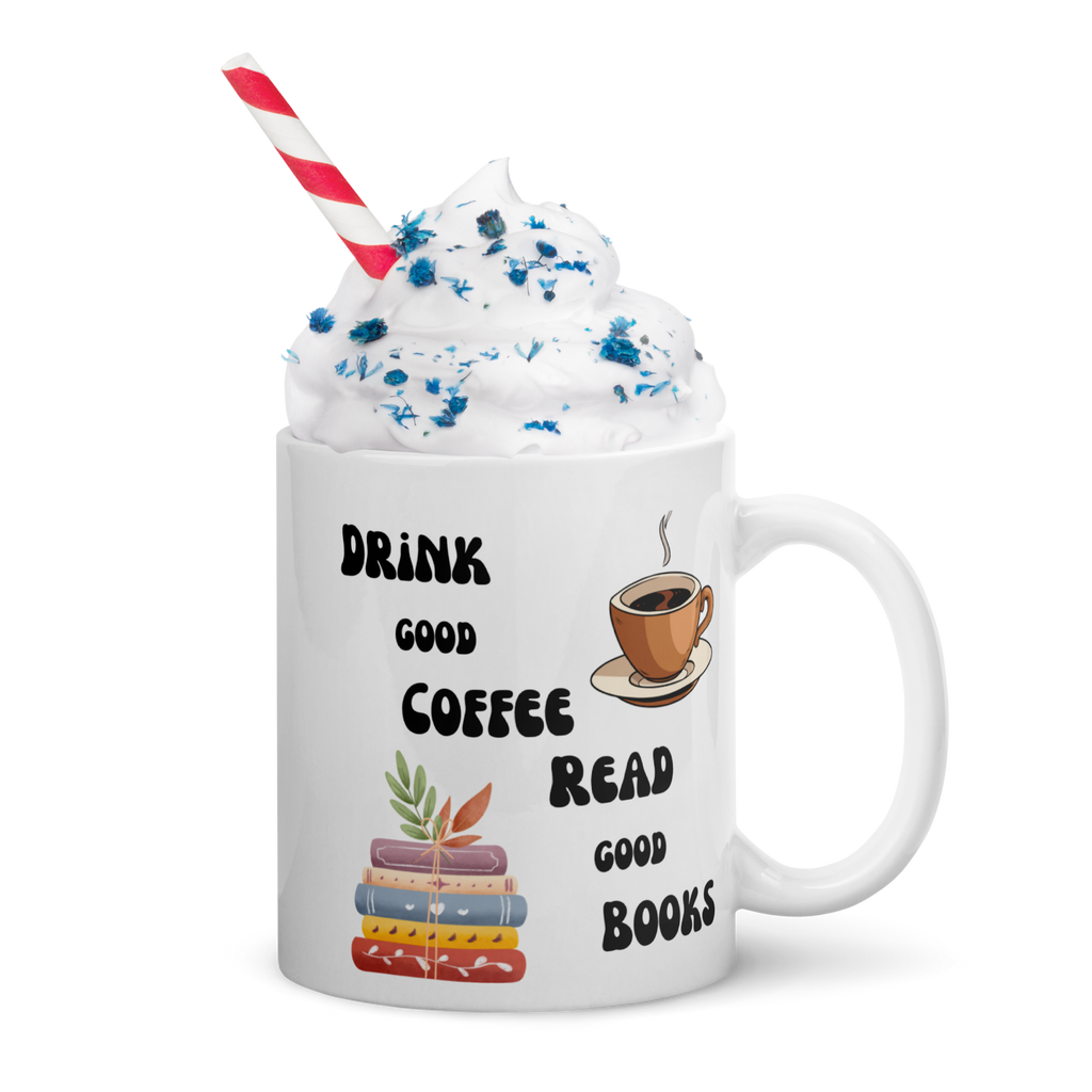 Drink Good Coffee Read Good Books. That is all we need in life. Book Gifts, Book Lovers Gifts, Bookish, Gifts for Her